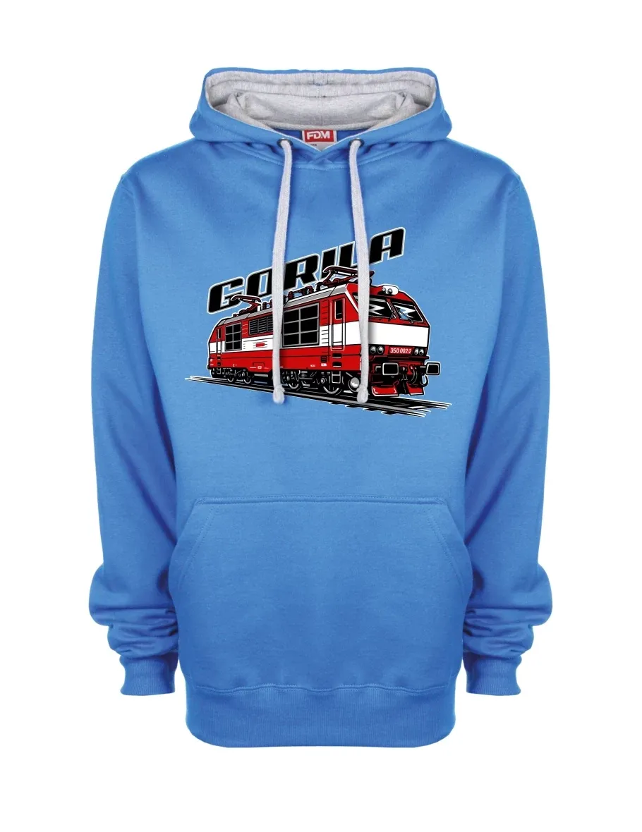 Grey-blue sweatshirt Locomotive 350 “Gorila”