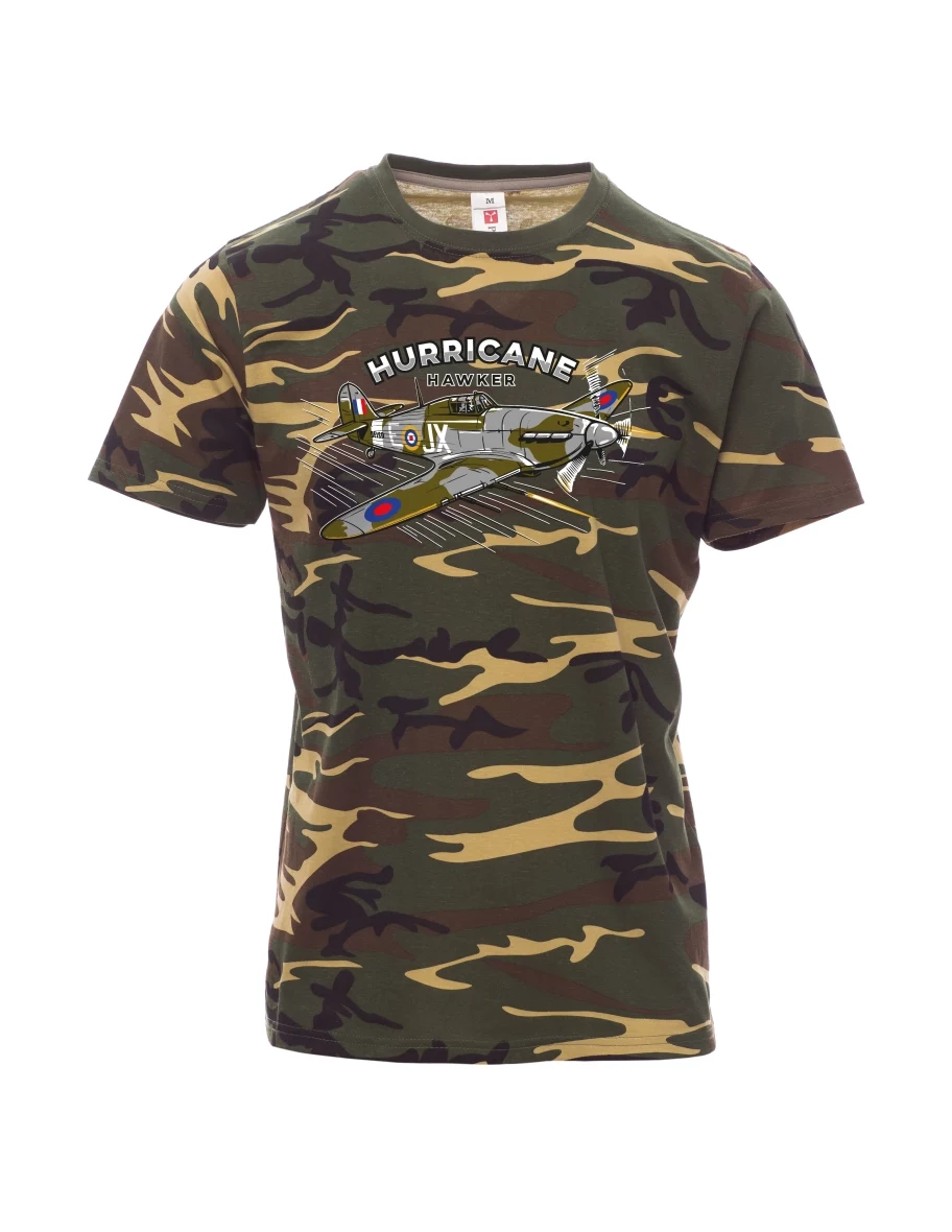 Camouflage men´s T-shirt Aircraft Hurricane Hawker