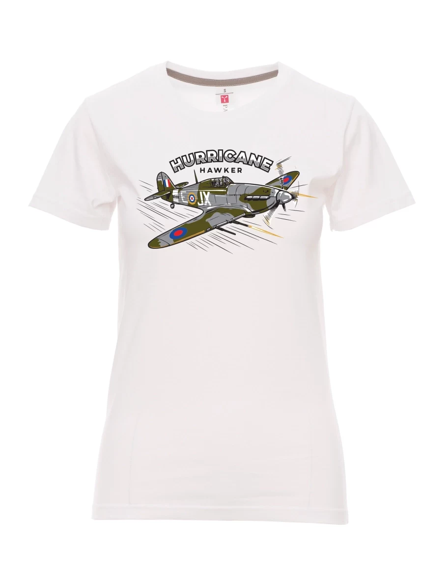 White women´s T-shirt Aircraft Hurricane Hawker