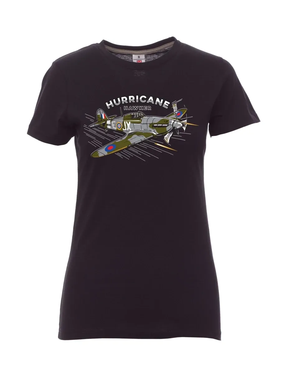 White women´s T-shirt Aircraft Hurricane Hawker