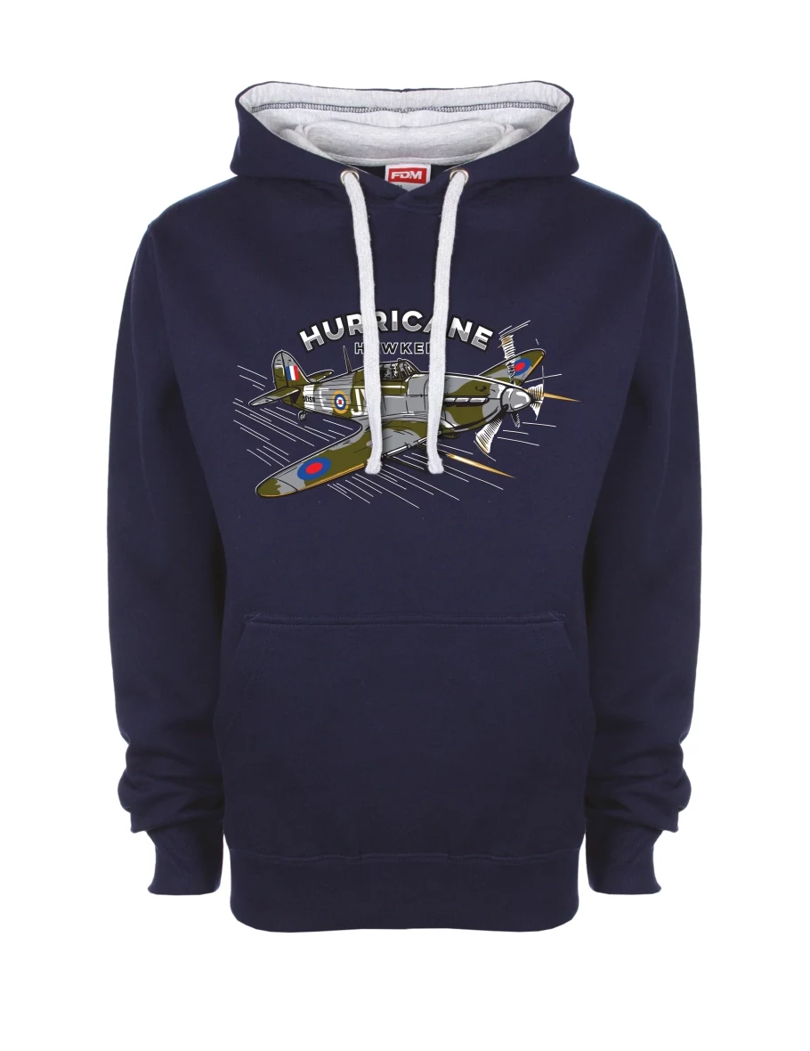 Grey-navy sweatshirt Aircraft Hurricane Hawker