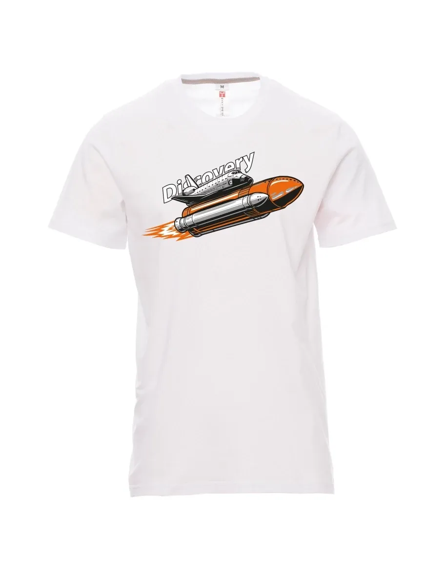 White men´s T-shirt Space Shuttle Discovery