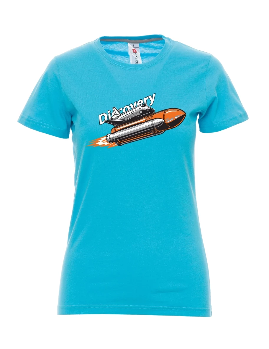 Reef blue women´s T-shirt Space Shuttle Discovery