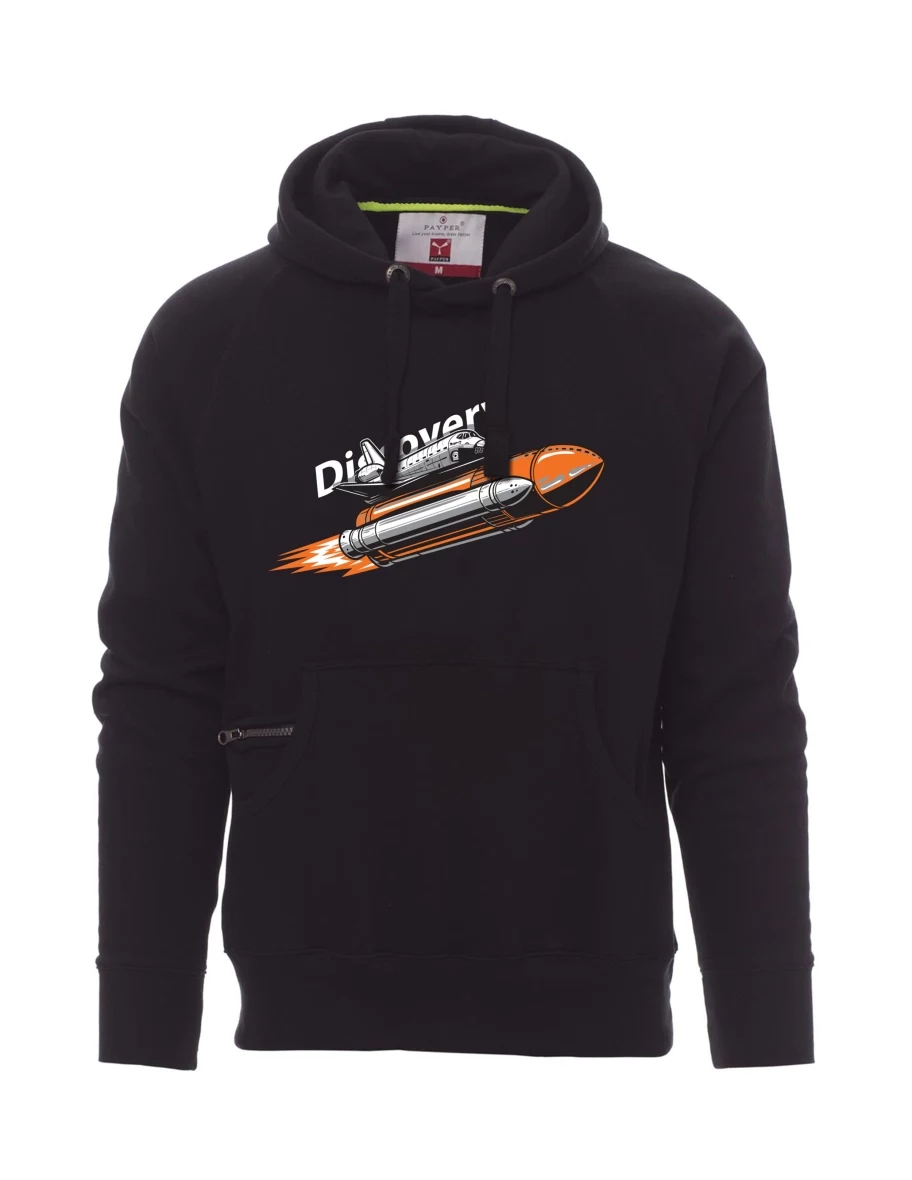 Black men´s sweatshirt Space Shuttle Discovery