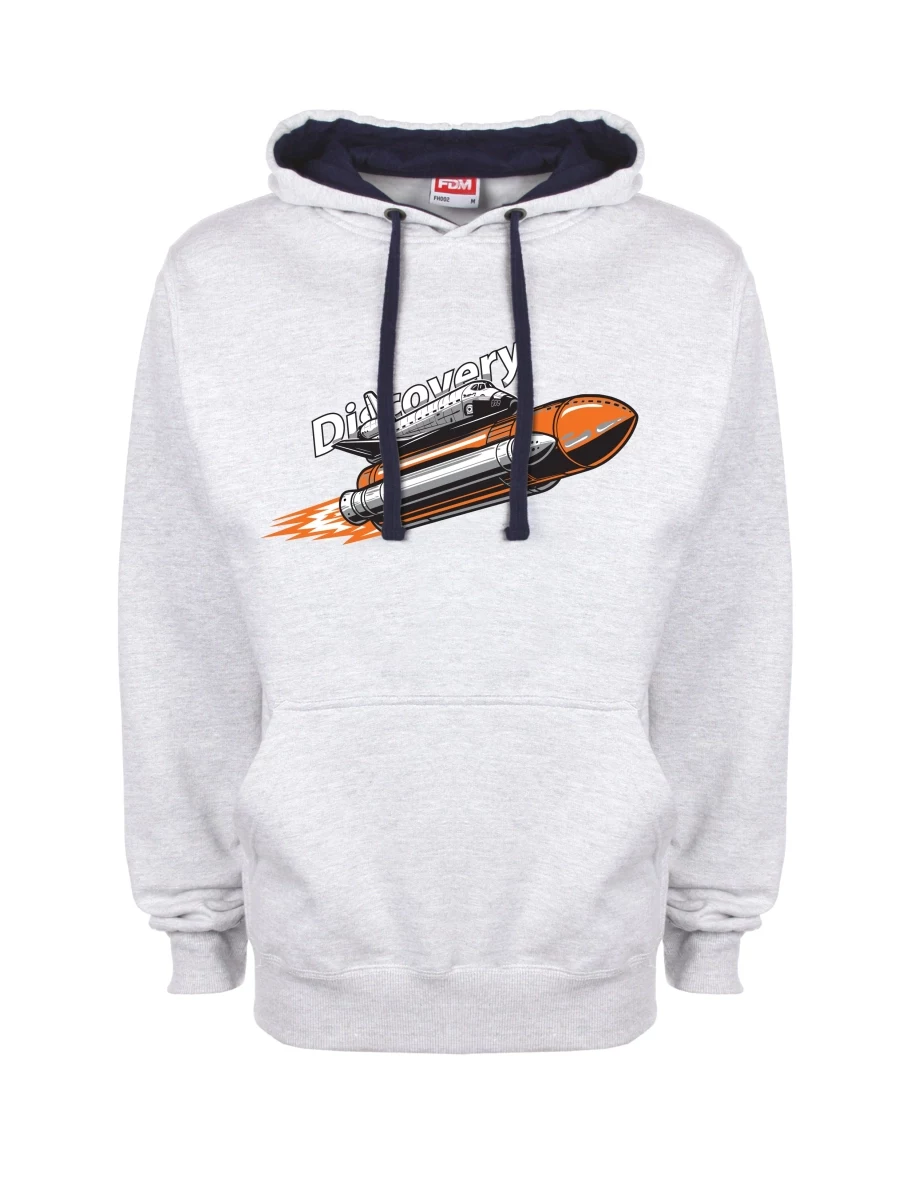 Blue-grey sweatshirt Space Shuttle Discovery