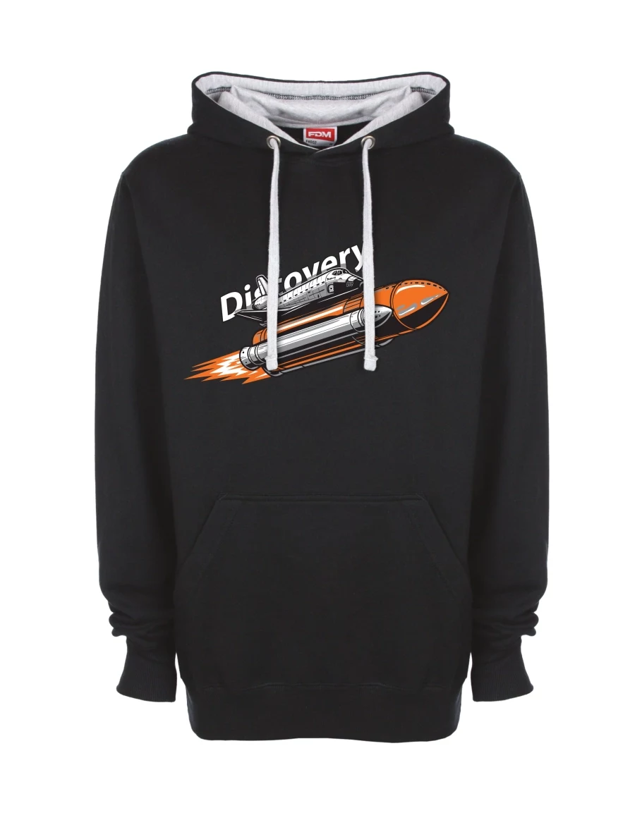 Grey-black sweatshirt Space Shuttle Discovery