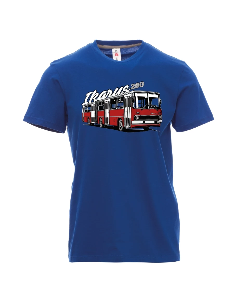 Blue men´s T-shirt Bus Ikarus 280