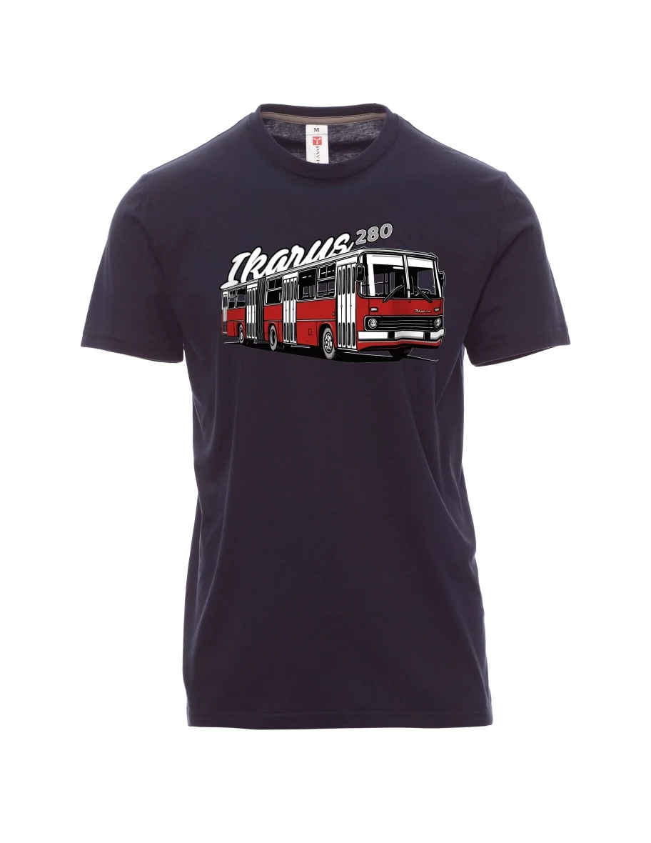 Navy men´s T-shirt Bus Ikarus 280