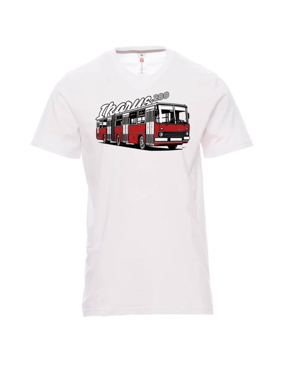 White men´s T-shirt Bus Ikarus 280