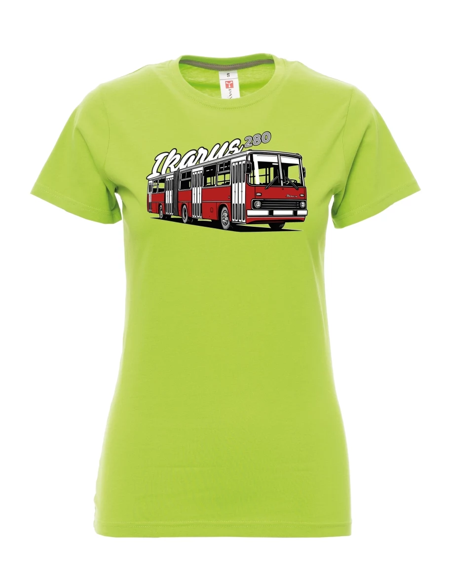 Lime women´s T-shirt Bus Ikarus 280