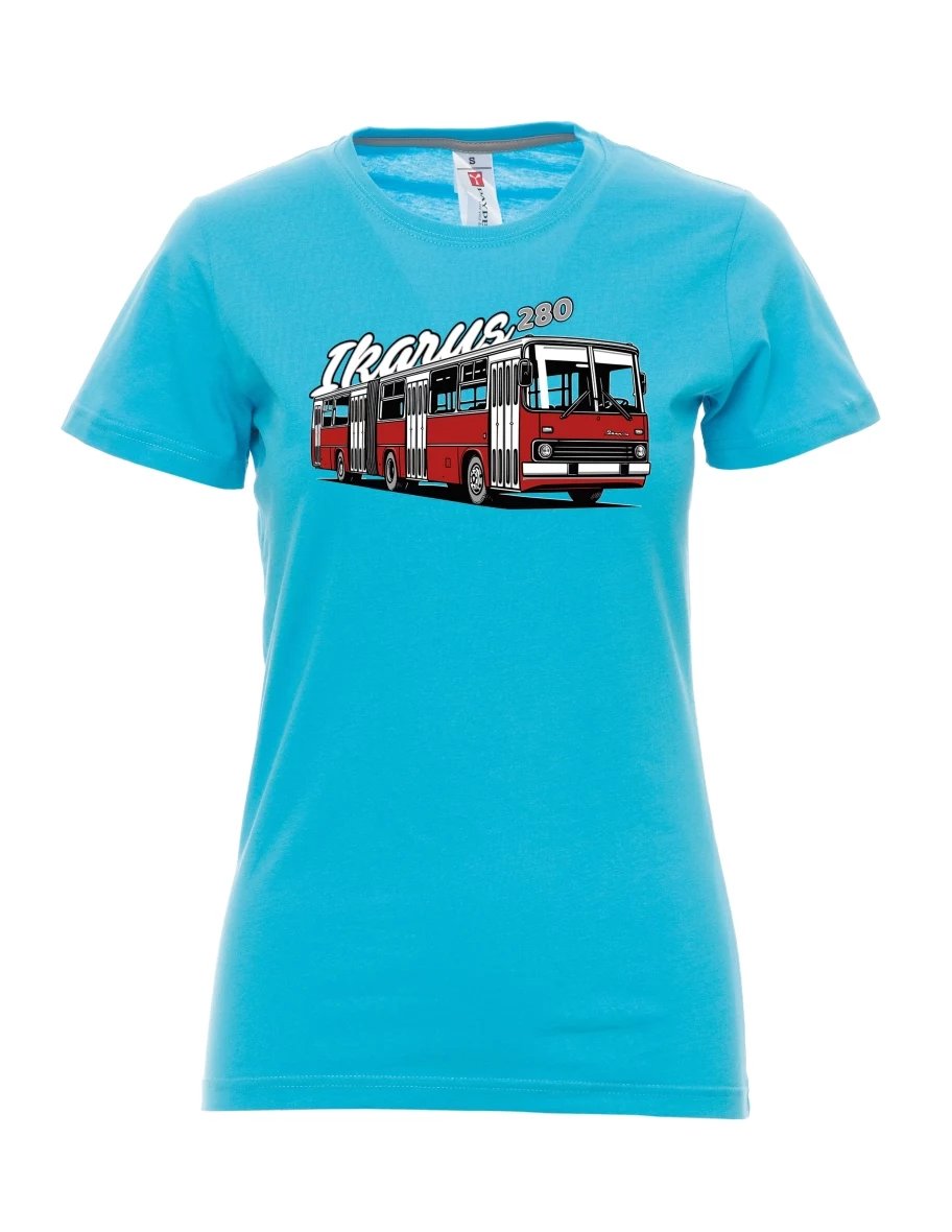 Reef blue women´s T-shirt Bus Ikarus 280