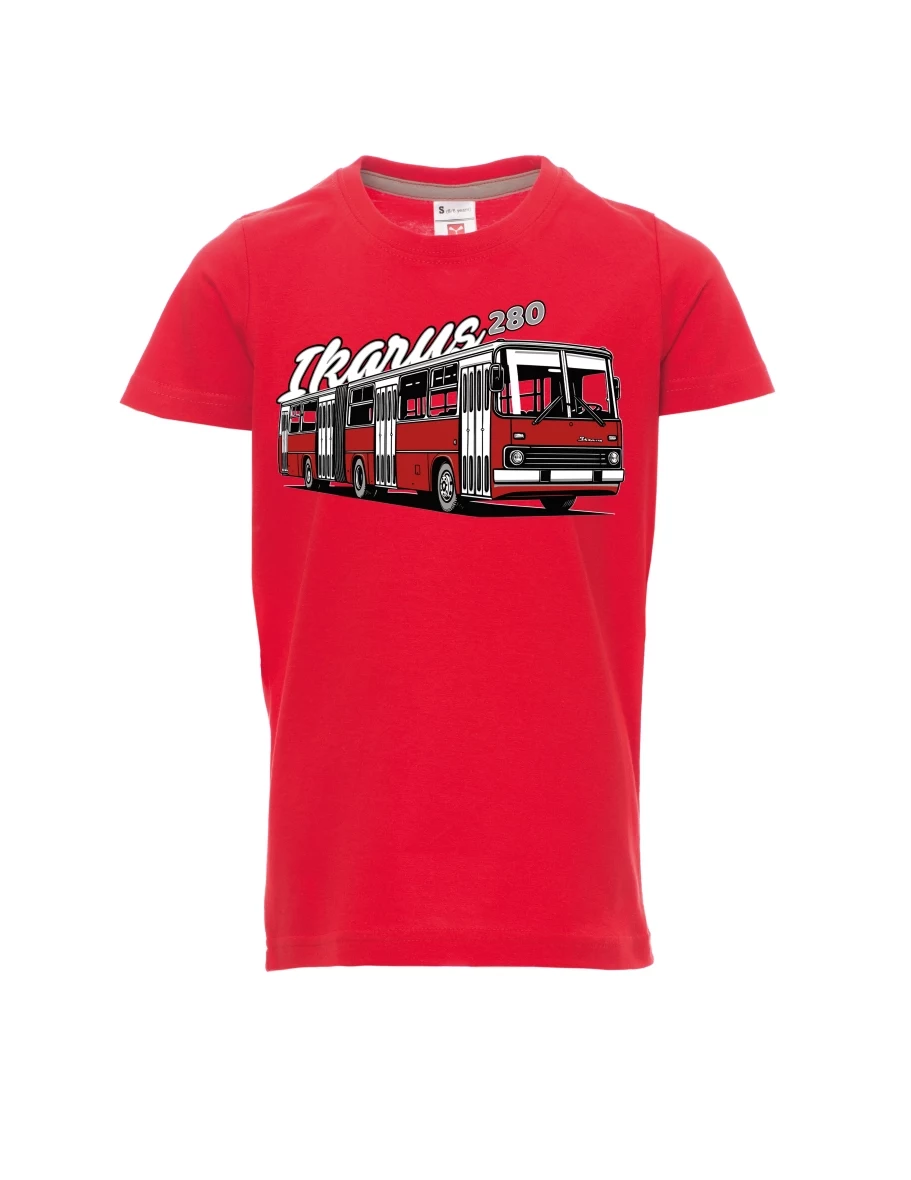 Red children´s T-shirt Bus Ikarus 280