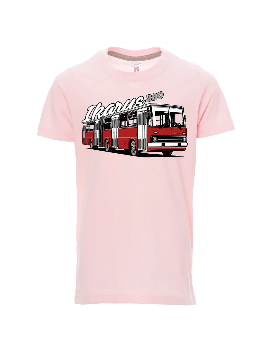 Light pink children´s T-shirt Bus Ikarus 280