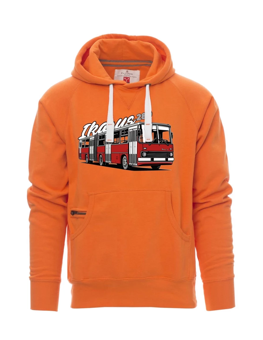 Orange men´s sweatshirt Bus Ikarus 280