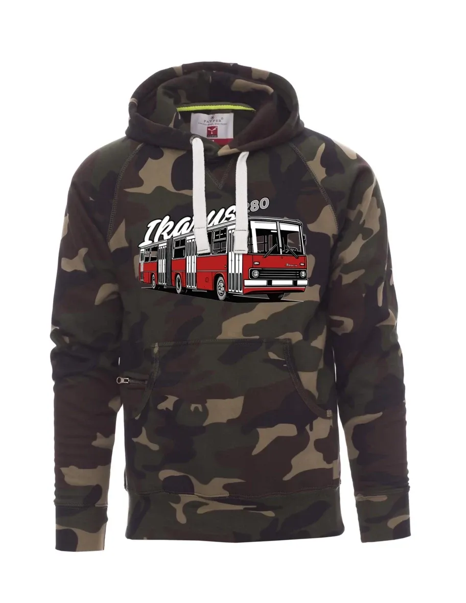 Camouflage men´s sweatshirt Bus Ikarus 280