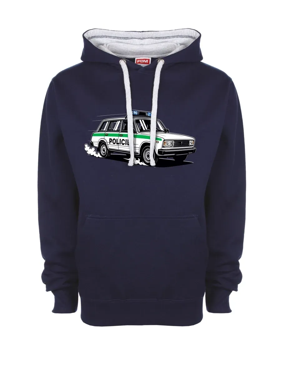 Grey-blue sweatshirt Car VAZ 2104 POLICE