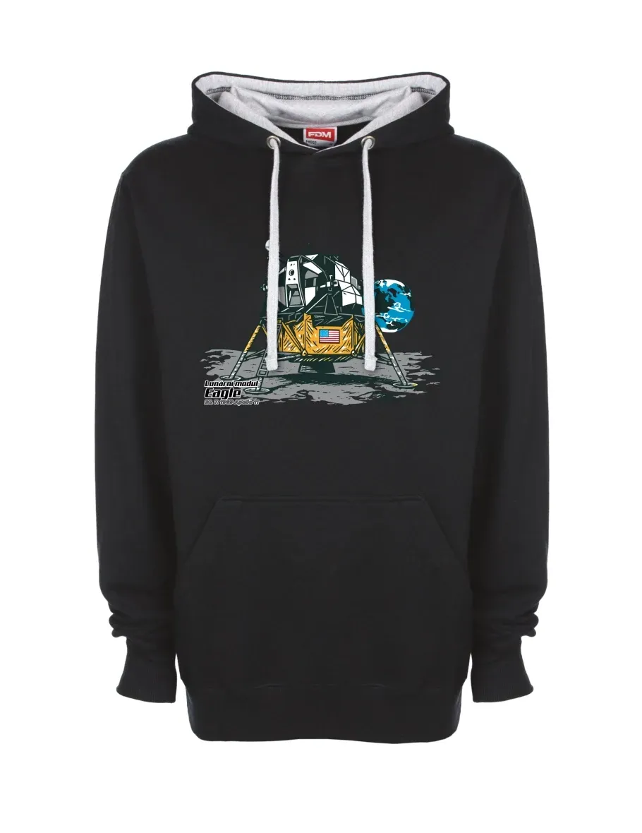 Grey-black sweatshirt Lunar Module Eagle