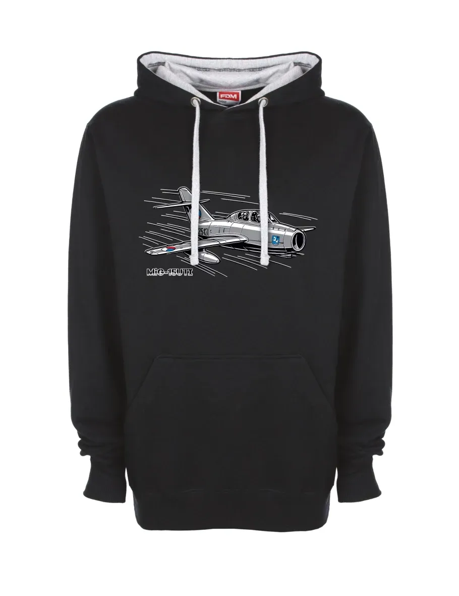 Grey-black sweatshirt Aircraft MiG-15UTI