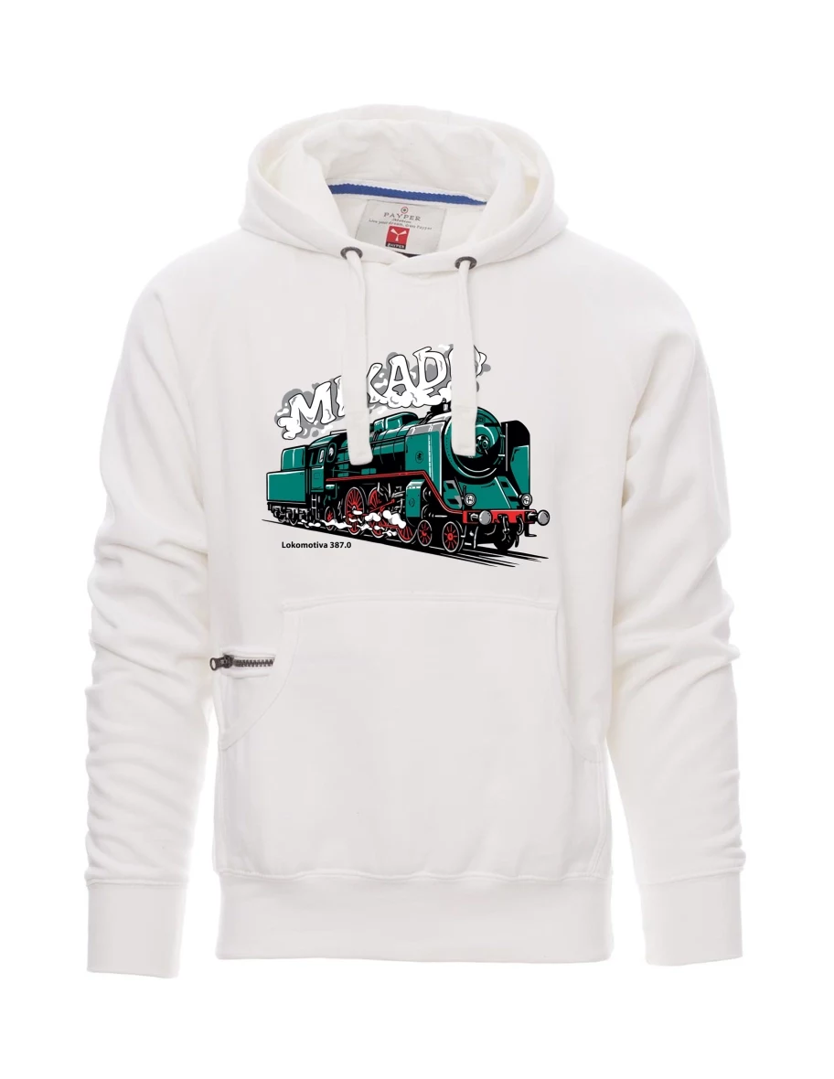 White men´s sweatshirt Locomotive 387.0 “MIKADO”