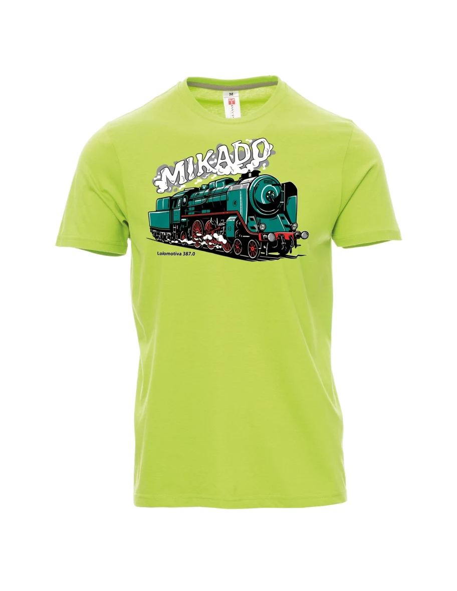 Light green men´s T-shirt Locomotive 387.0 “MIKADO”