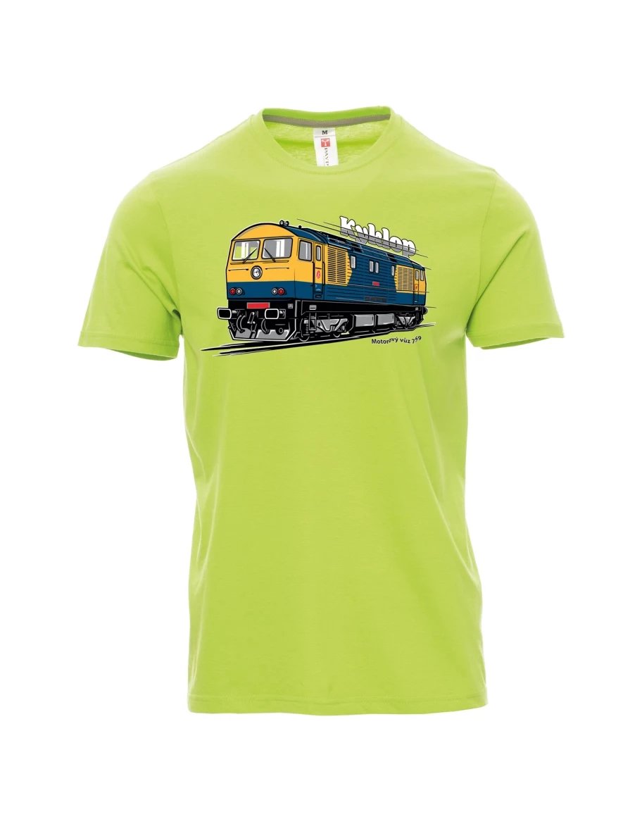 Light green men´s T-shirt Railcar 759 “Kyklop”