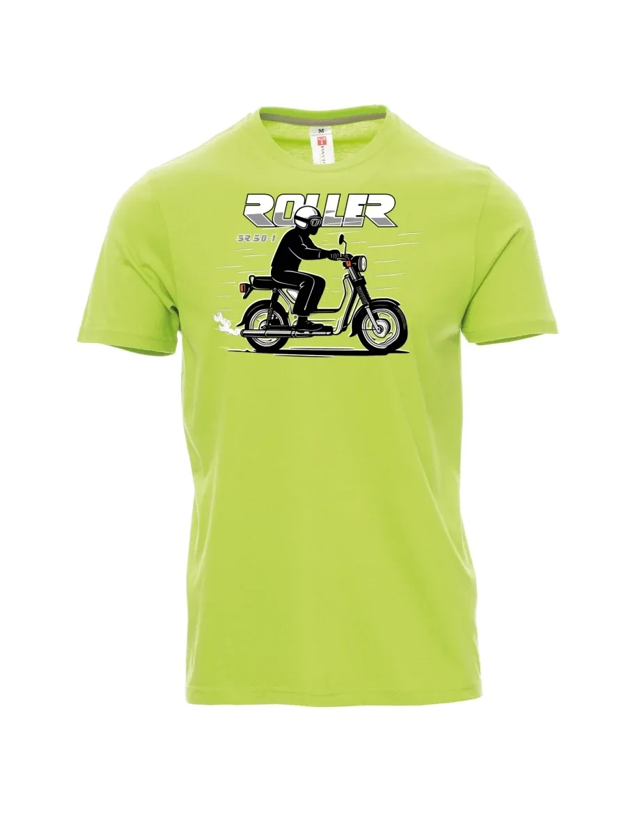 Light green men´s T-shirt Scooter SR 50/1 Roller