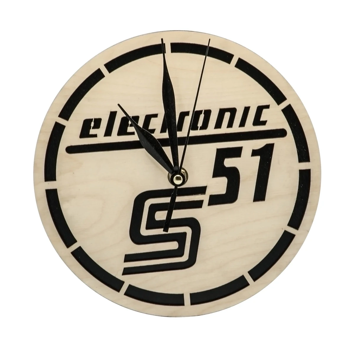 Wooden clock electronic S51