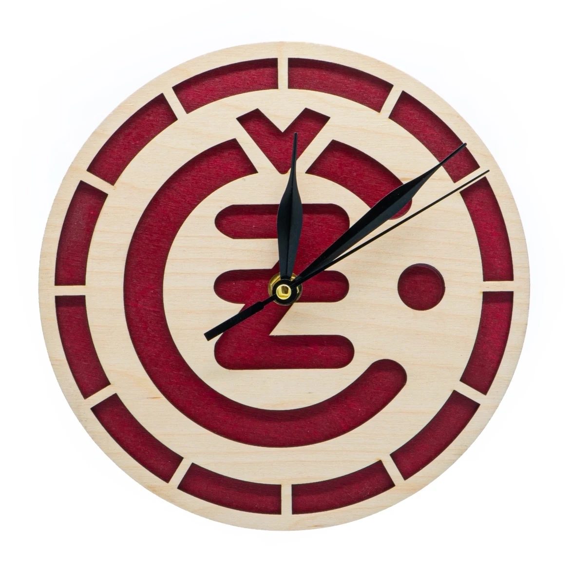 Gift set of wooden clock ČZ in gift box + pendant + opener + magnet