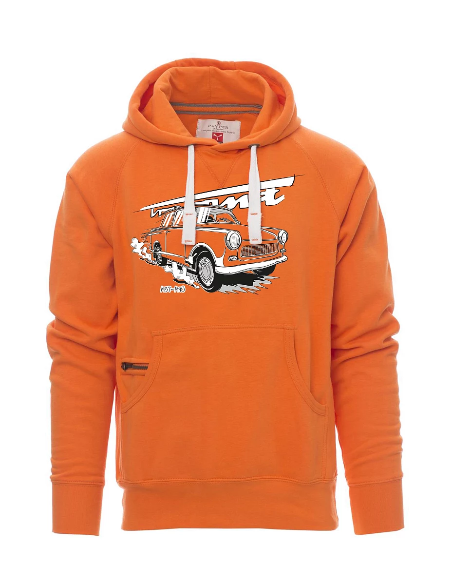 Orange men´s sweatshirt Trabi 601
