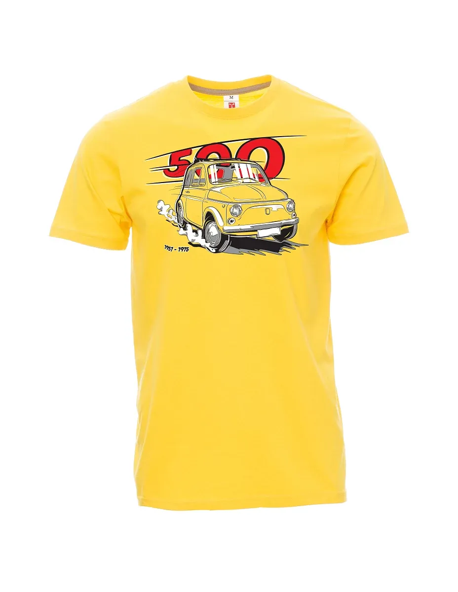 Yellow men´s T-shirt Italian veteran F 500