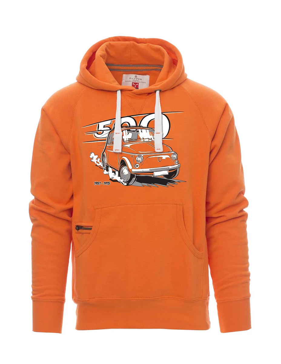 Orange men´s sweatshirt Italian veteran F 500