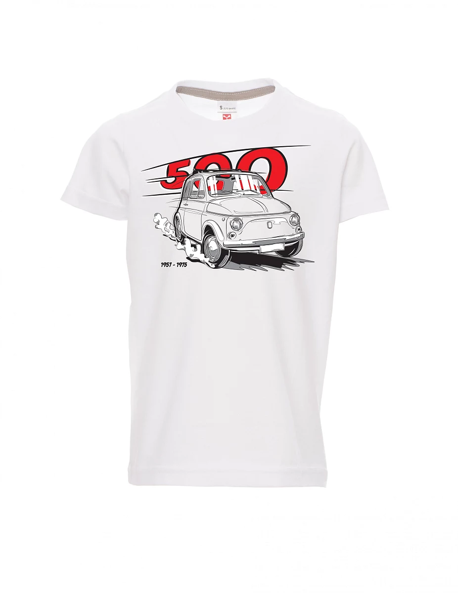 White children´s T-shirt Italian veteran F 500