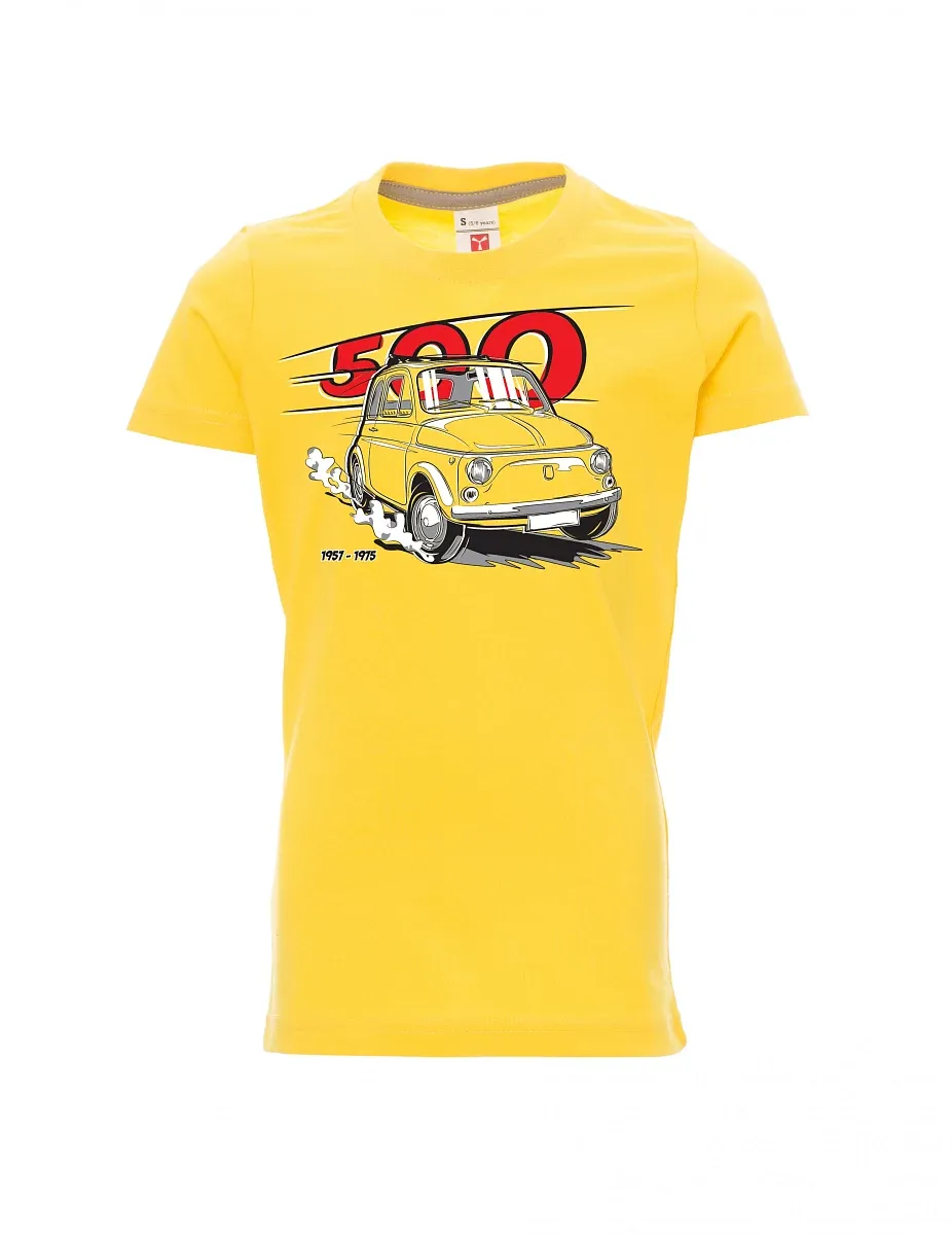 Yellow children´s T-shirt Italian veteran F 500