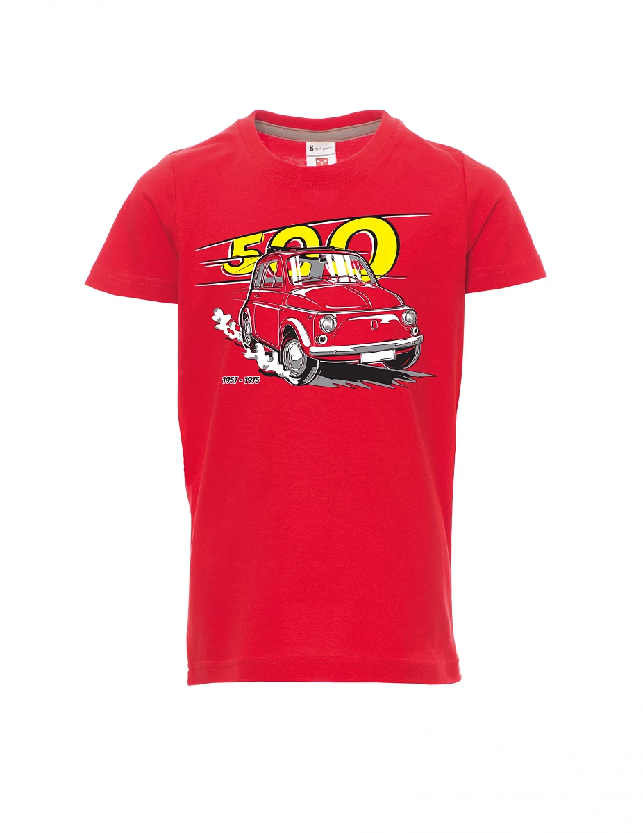 Red children´s T-shirt Italian veteran F 500