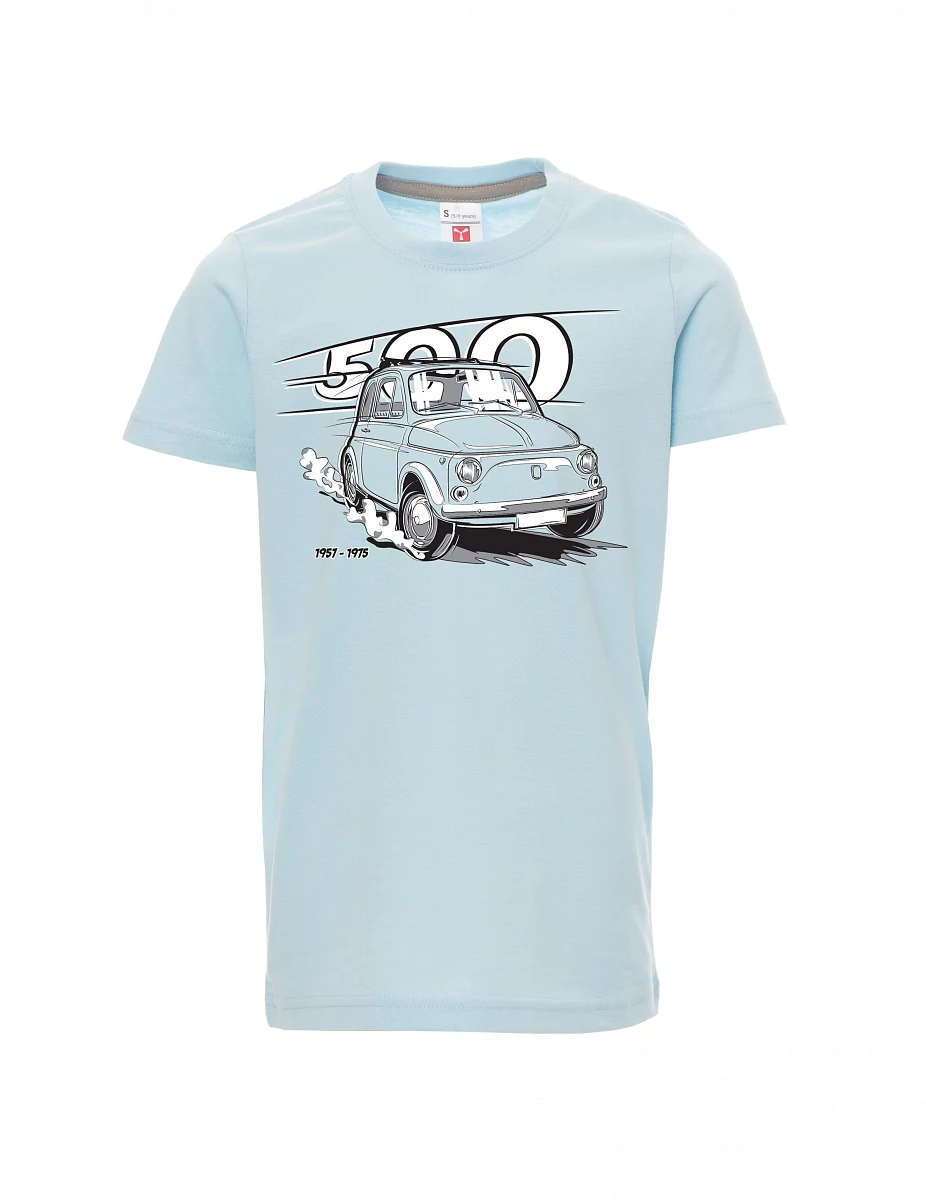 Pale blue children´s T-shirt Italian veteran F 500