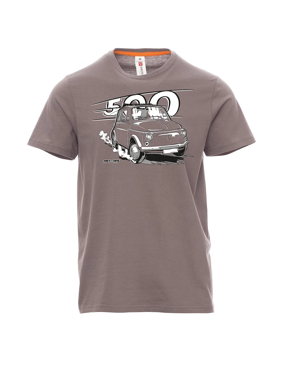 Steel gray men´s T-shirt Italian veteran F 500