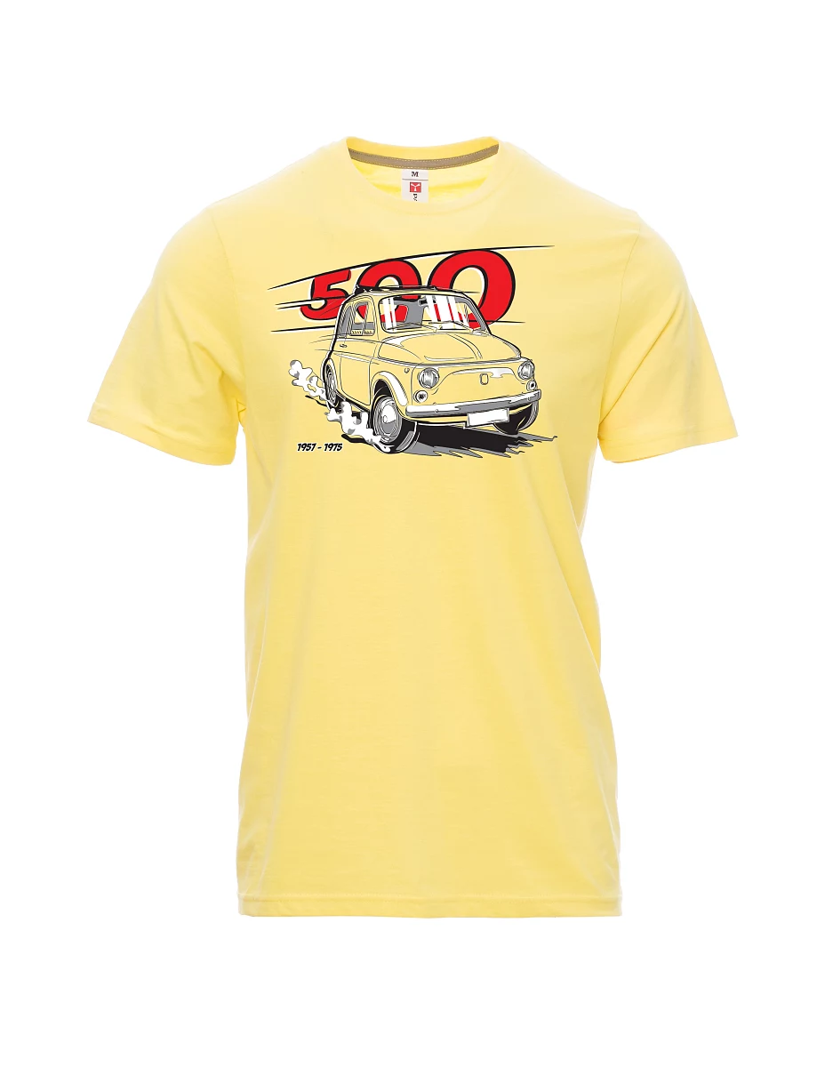 Light yellow men´s T-shirt Italian veteran F 500