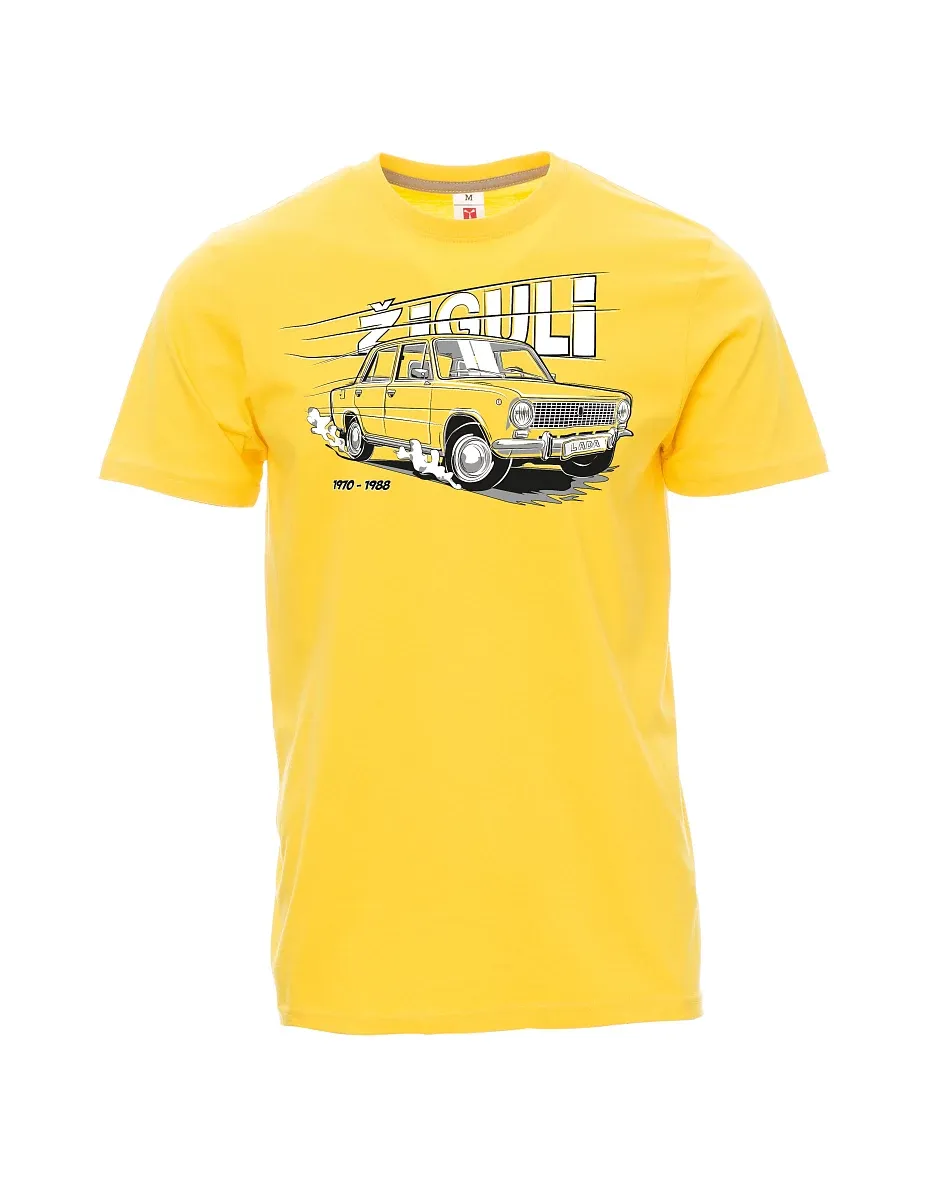 Yellow men´s T-shirt Lada-Žiguli