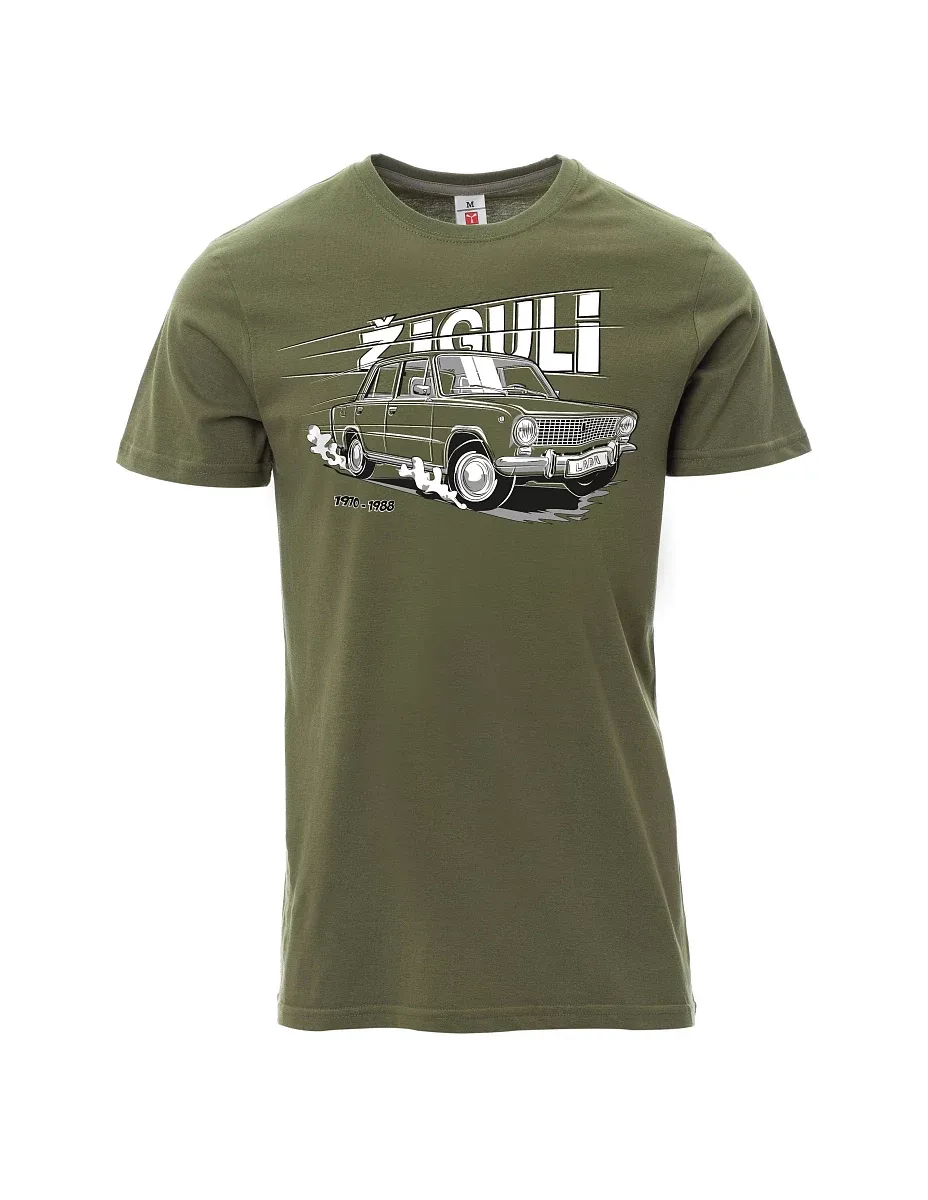 Khaki men´s T-shirt Lada-Žiguli