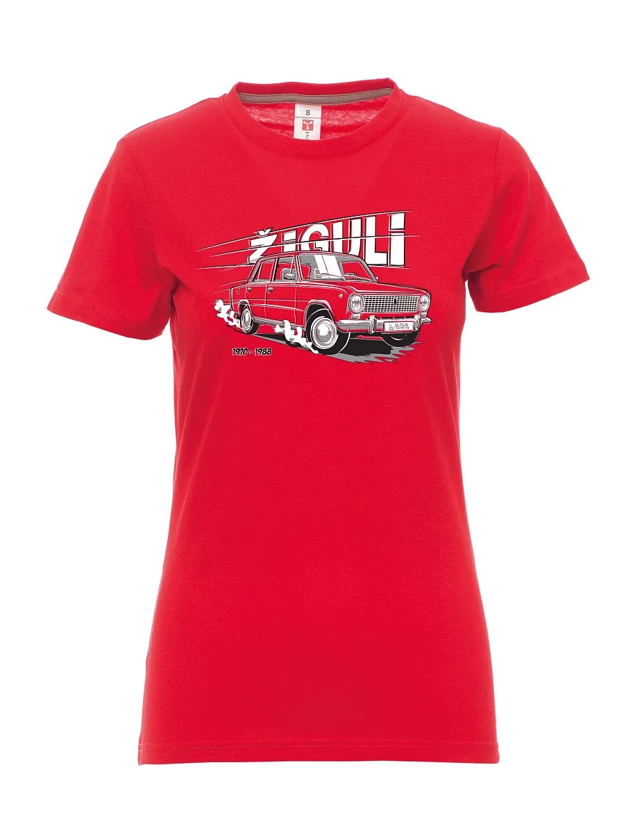 Red women´s T-shirt Lada-Žiguli