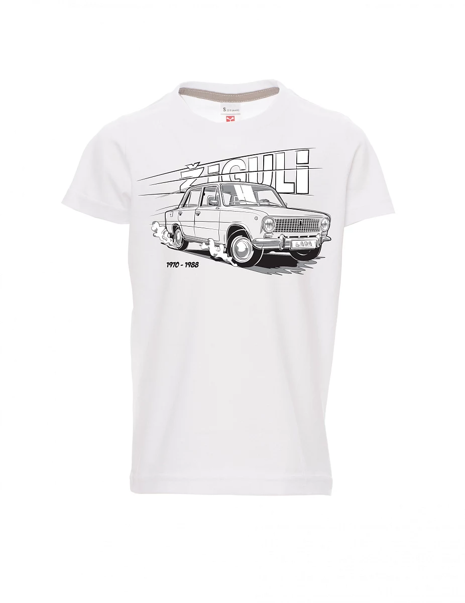 White children´s T-shirt Lada-Žiguli
