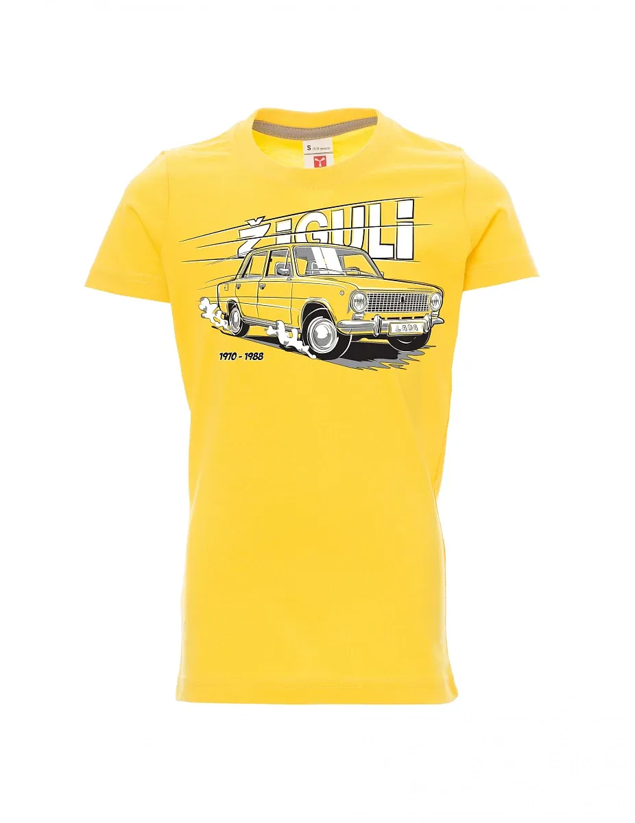 Yellow children´s T-shirt Lada-Žiguli