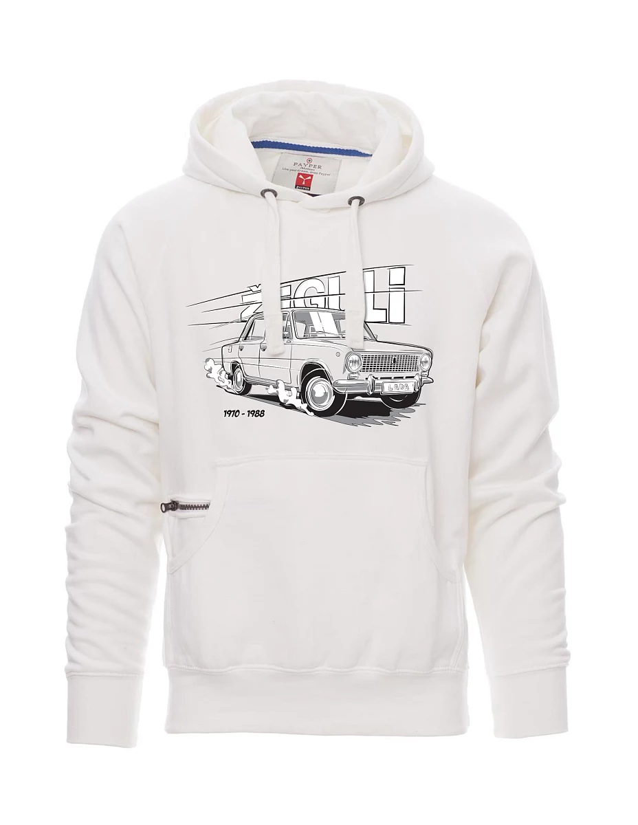 White men´s sweatshirt Lada-Žiguli