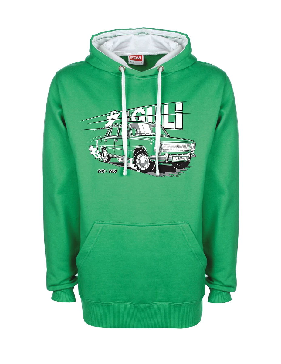 White-green sweatshirt Lada-Žiguli