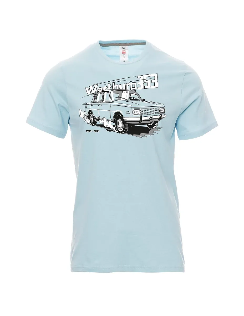 Pale blue men´s T-shirt Wartburg 353