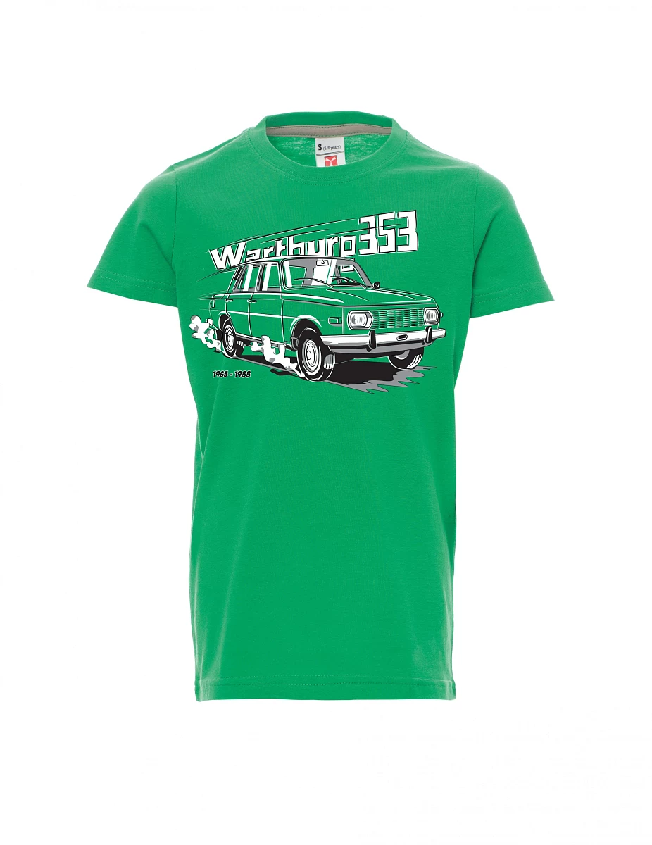 Green children´s T-shirt Wartburg 353