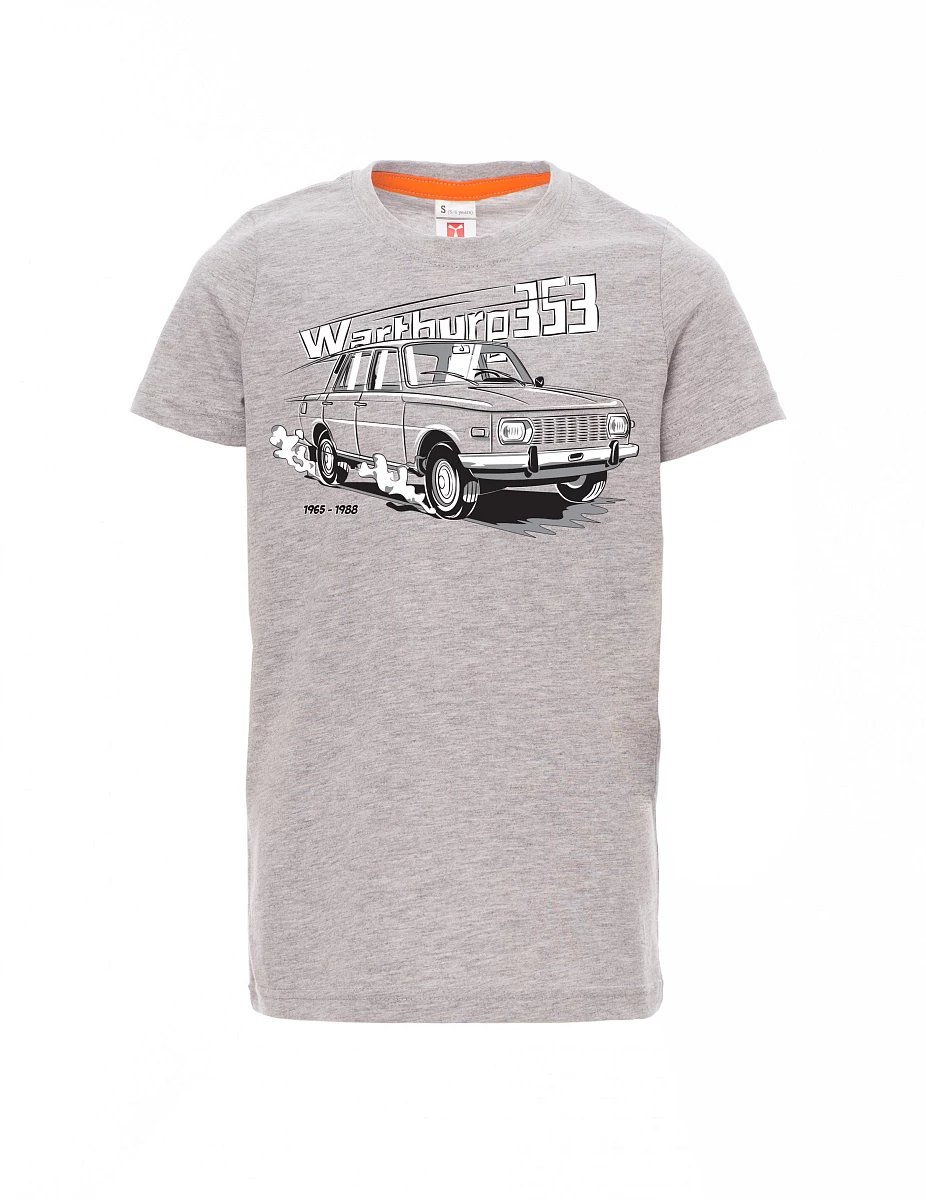 Grey melange children´s T-shirt Wartburg 353