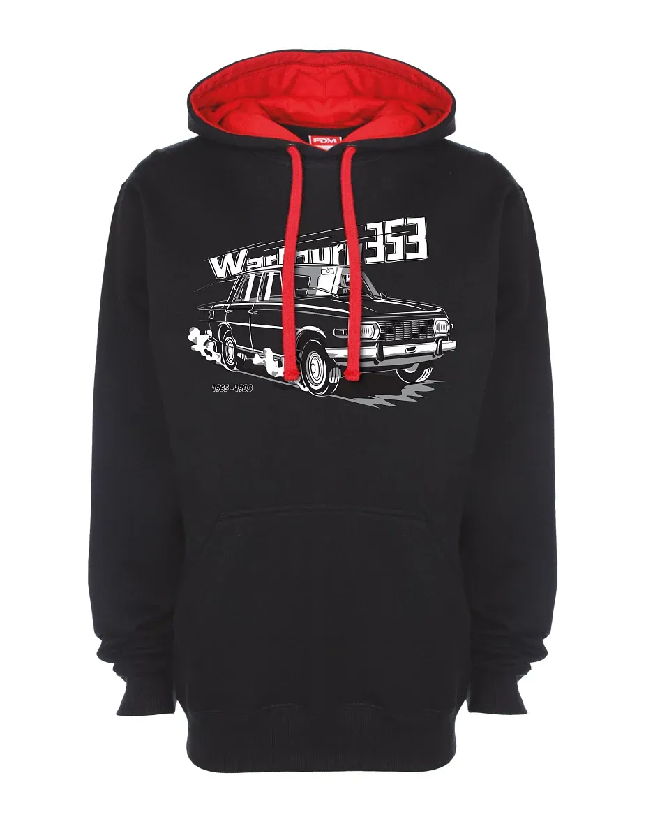 Red-black sweatshirt Wartburg 353