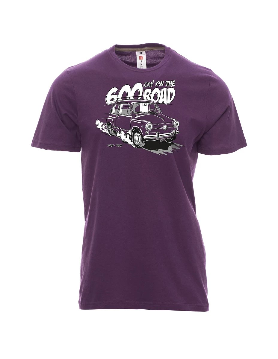 Purple men´s T-shirt Italian veteran F 600