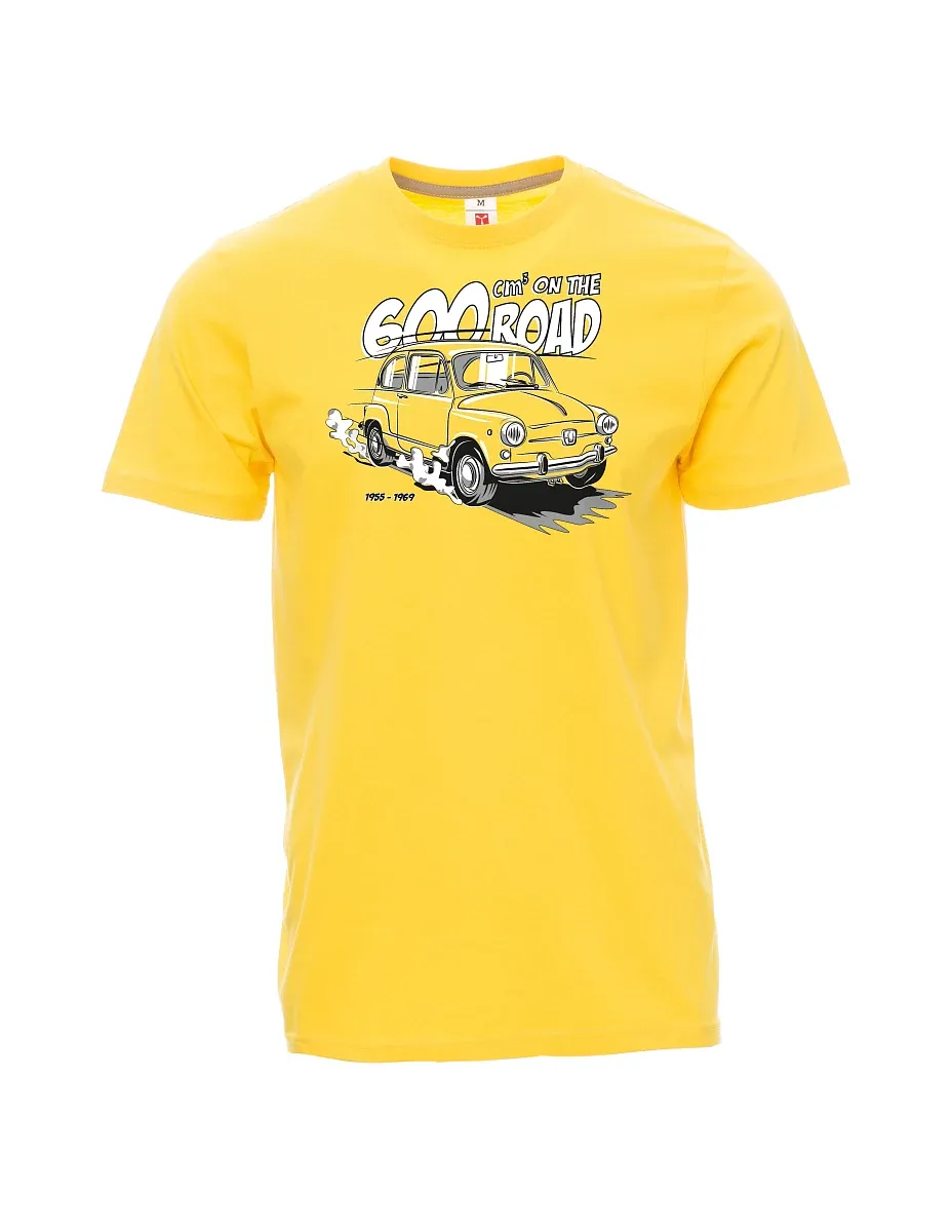 Yellow men´s T-shirt Italian veteran F 600